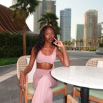 Fold Over Detail Trousers in Pink