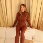 Seamless Shape Zip-Up Jumpsuit