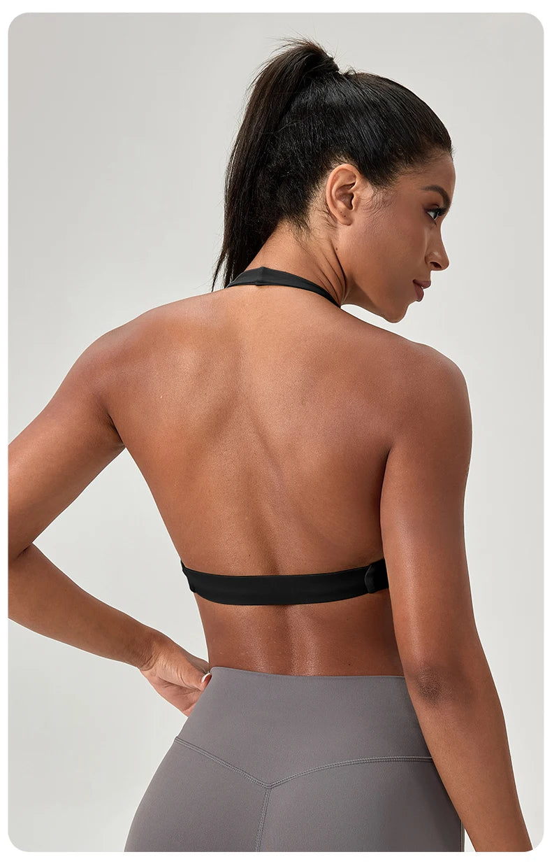 Halter neck Sports Bra
