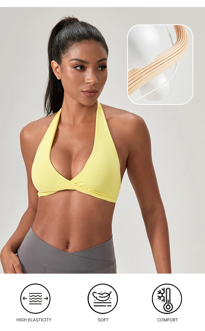 Halter neck Sports Bra