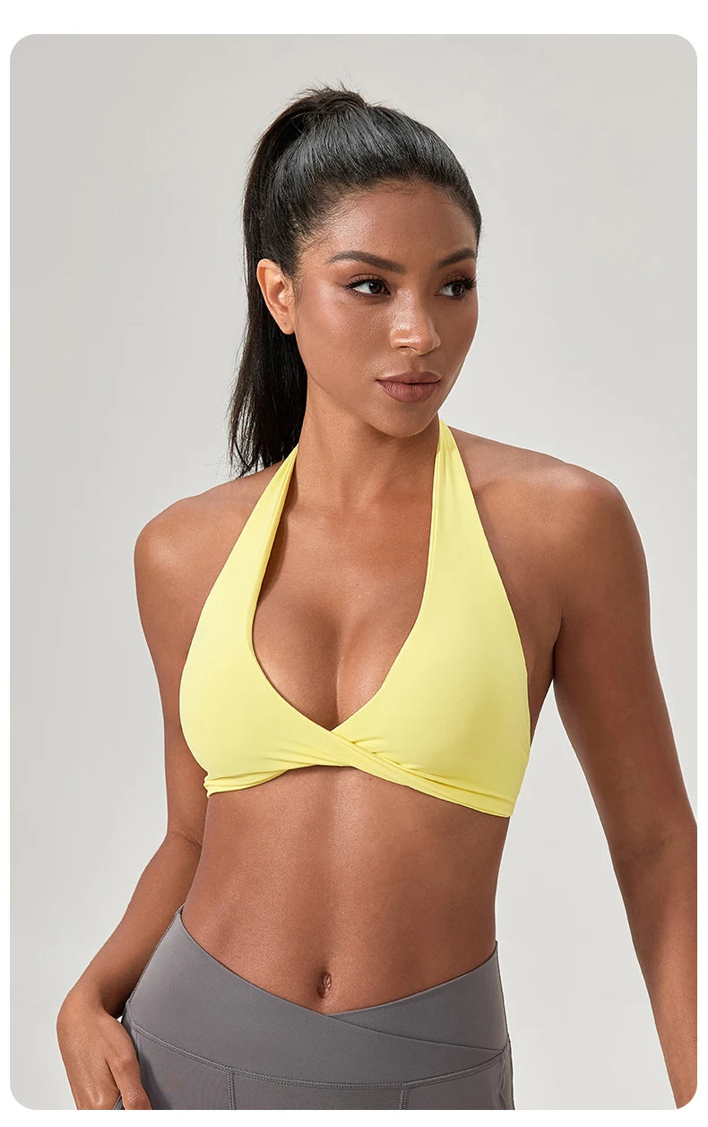 Halter neck Sports Bra