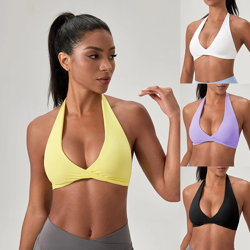 Halter neck Sports Bra