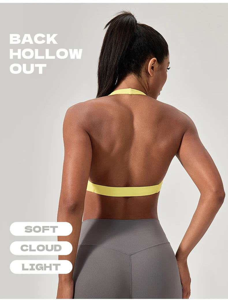 Halter neck Sports Bra