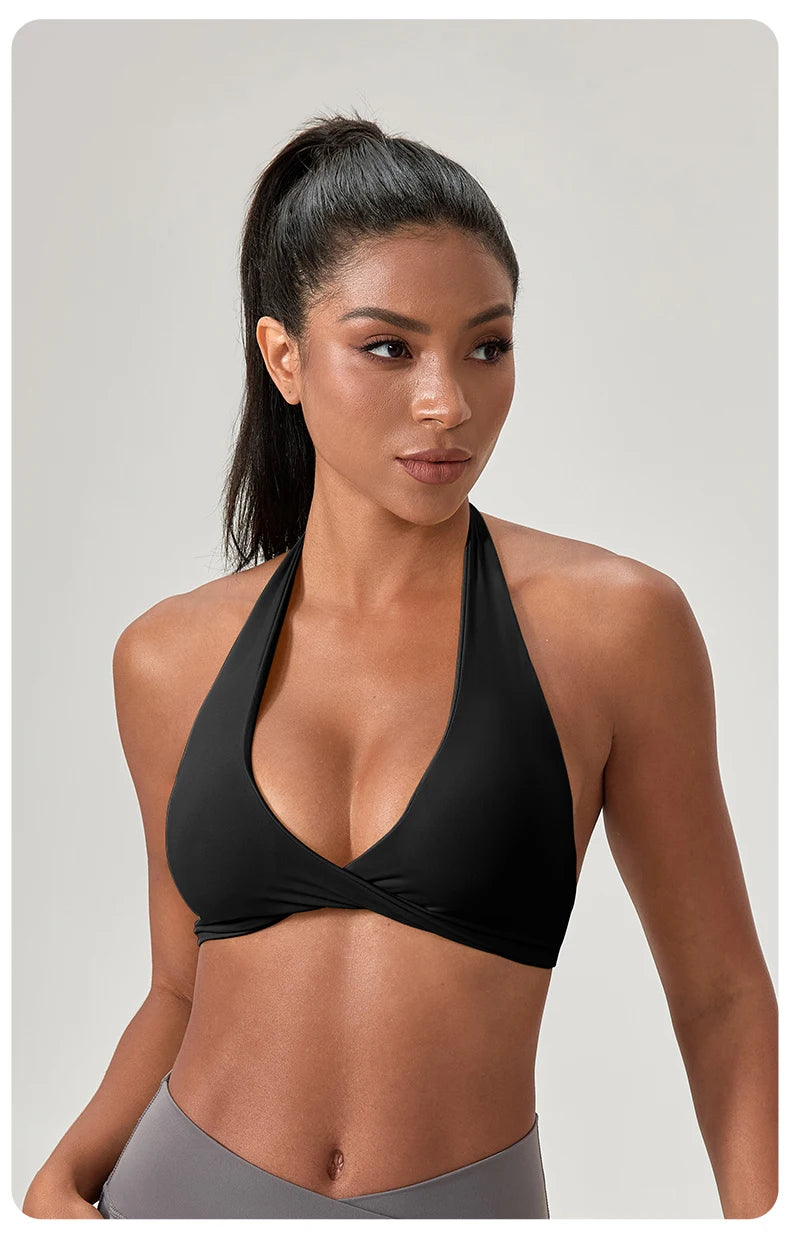 Halter neck Sports Bra