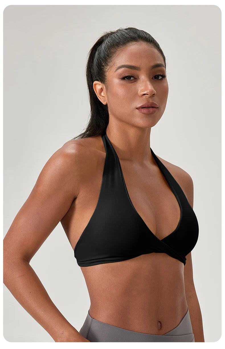Halter neck Sports Bra