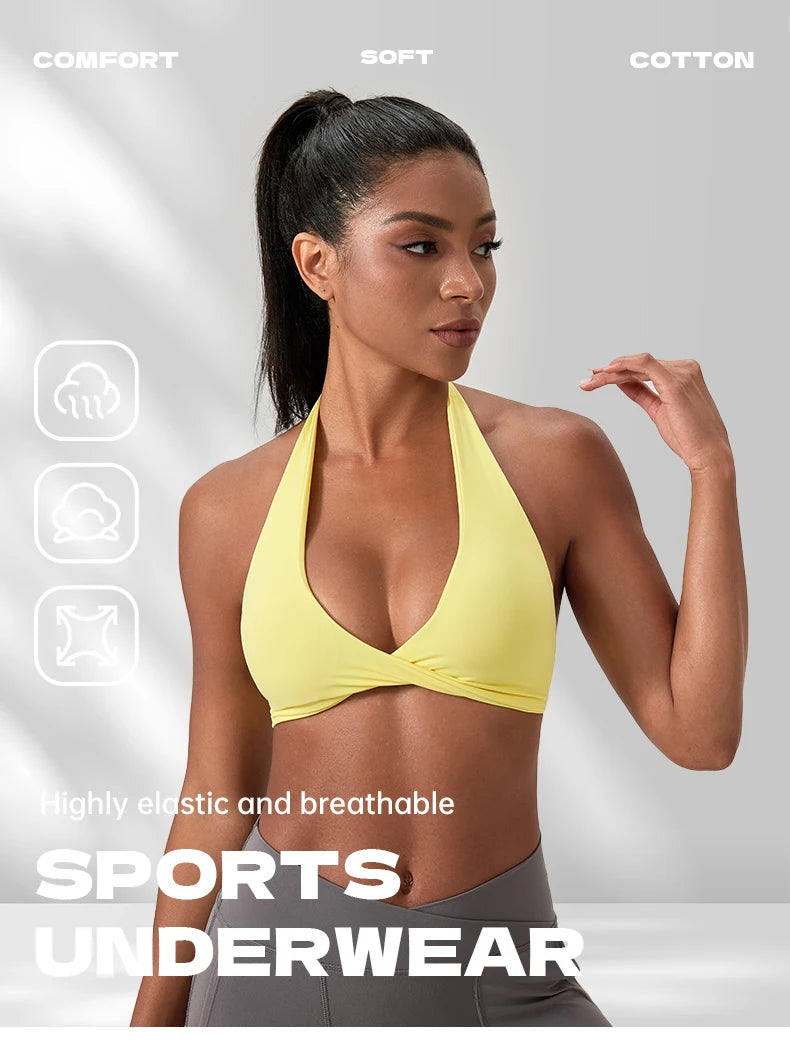 Halter neck Sports Bra
